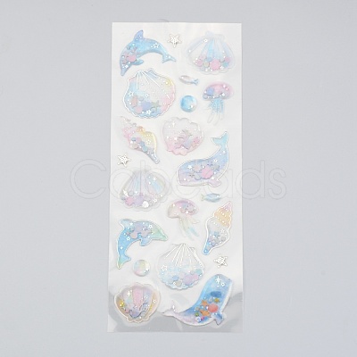 Epoxy Resin Sticker X-DIY-B009-06A-1