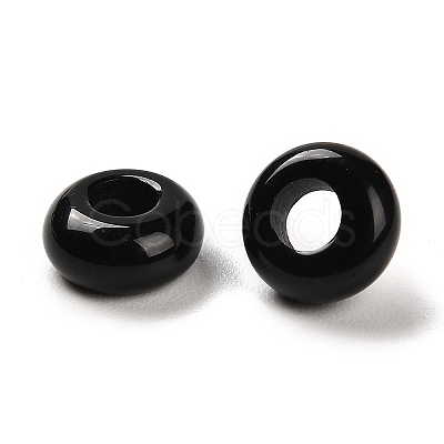 Natural & Synthetic Mixed Stone European Beads G-R488-02-1