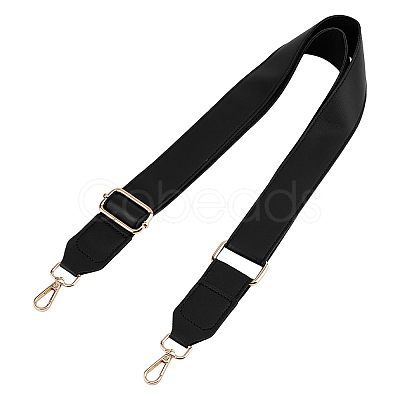 Adjustable Imitation Leather Bag Straps with Zinc Alloy Clasps FIND-WH0126-837A-1