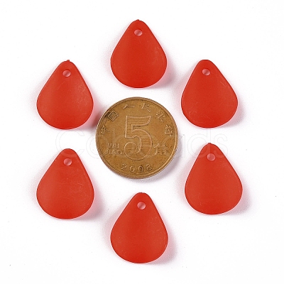 Transparent Frosted Acrylic Pendants MACR-S371-09A-712-1
