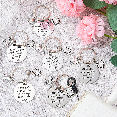 Western Style Alloy Keychains KEYC-SW00043-1