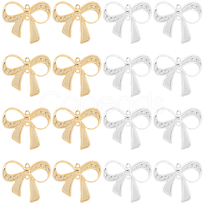 20Pcs 2 Colors Brass Connector Charms KK-BBC0022-11-1