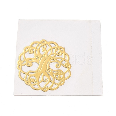 Self Adhesive Brass Stickers DIY-XCP0003-03-1