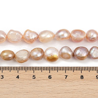 Natural Cultured Freshwater Pearl Beads Strands PEAR-P064-20K-01B-1