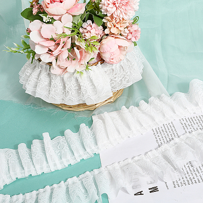 5 Yards Double Polyester Lace Trim for Sewing Decoration OCOR-GF0005-06E-1