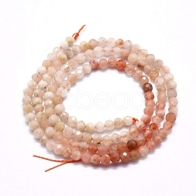 Natural Strawberry Quartz Beads Strands G-D0013-08-1