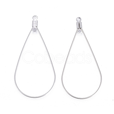 Tarnish Resistant 304 Stainless Steel Wire Pendants STAS-L238-073P-1