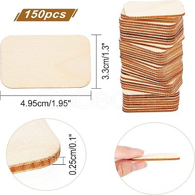 Poplar Wood Cabochon WOOD-NB0001-95-1