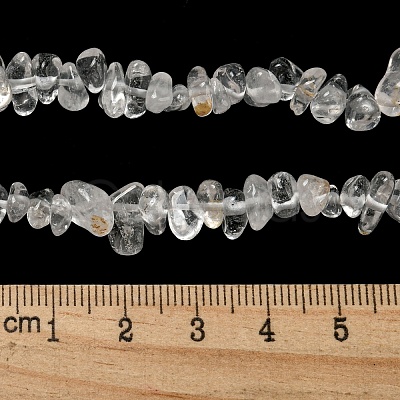 Natural Quartz Crystal Chip Beads Strands X-G-M205-01A-1