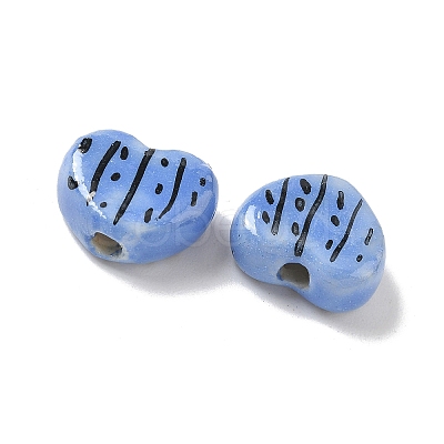Handmade Porcelain Beads PORC-P031-03G-1