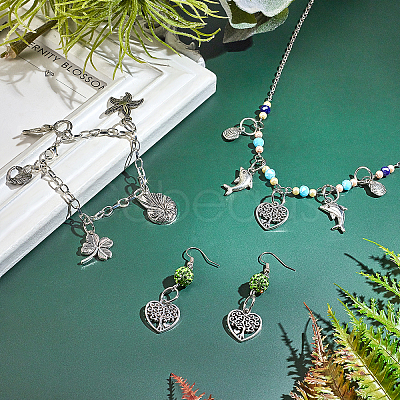 Tibetan Style Alloy Pendants PALLOY-PH0013-34AS-1