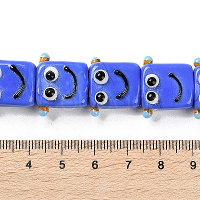 Handmade Lampwork Beads Strands LAMP-Q036-07A-1