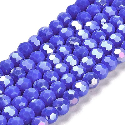 Opaque Glass Beads Stands EGLA-A035-P6mm-B07-1