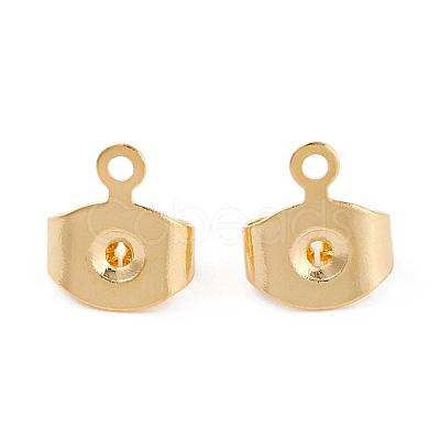 Brass Ear Nuts KK-P001-75G-B-1