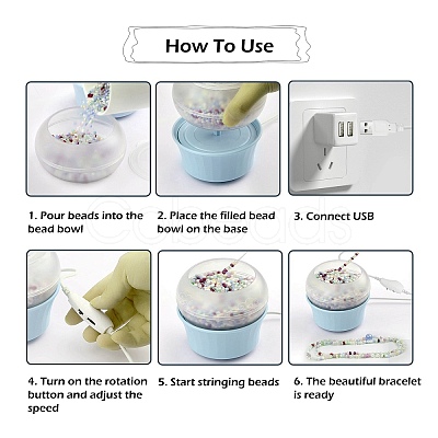 Plastic Automatic USB Beading Machine AJEW-K046-01B-1