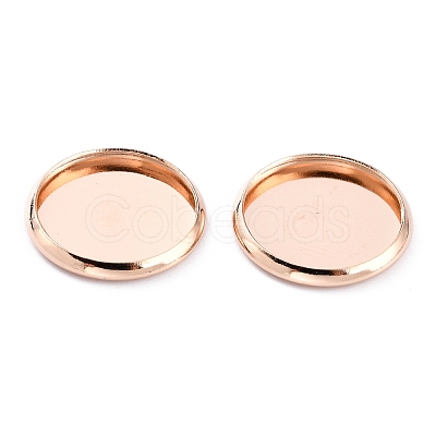 304 Stainless Steel Cabochon Settings STAS-Y001-12D-RG-1