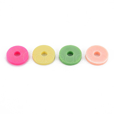4 Colors Handmade Polymer Clay Beads CLAY-N011-032-18-1