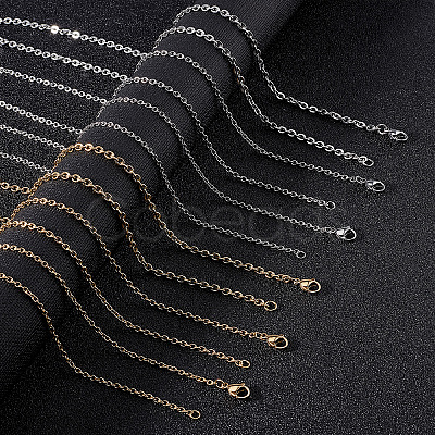304 Stainless Steel Cable Chain Necklace NJEW-UN0001-06-1
