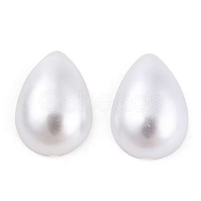 ABS Plastic Imitation Pearl Cabochons SACR-T015-13-01-1