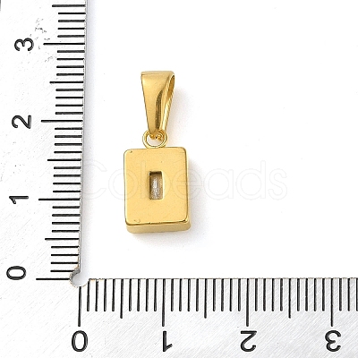 304 Stainless Steel Pendants Cubic Zirconia STAS-R229-30B-G-1