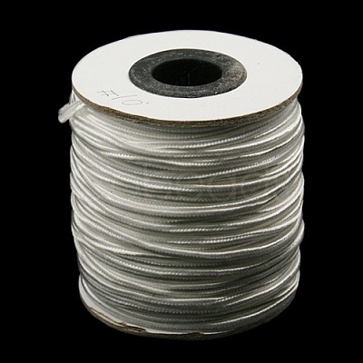 Nylon Braided Cord for Woven Jewelry Making Macrame Craft NWIR-K001-01#-1