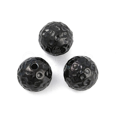 Textured 316 Surgical Stainless Steel Beads STAS-M106-01F-EB-1