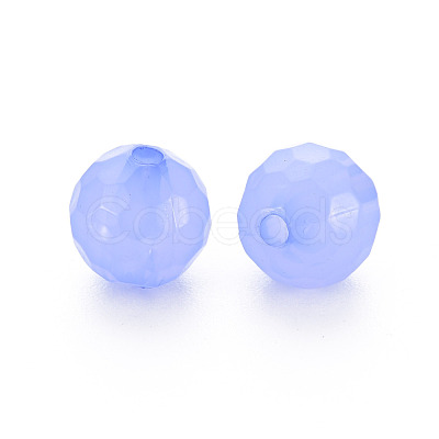 Transparent Acrylic Beads TACR-S154-62E-01-1