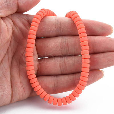 Handmade Polymer Clay Beads Strands CLAY-N008-008-37-1