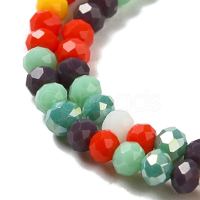Glass Beads Strands EGLA-A034-M4mm-43-1