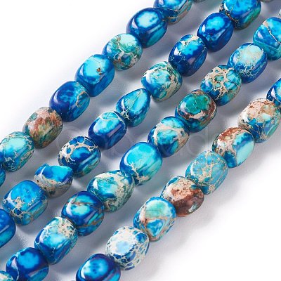 Natural Regalite/Imperial Jasper/Sea Sediment Jasper Beads Strands X-G-Z008-01A-1