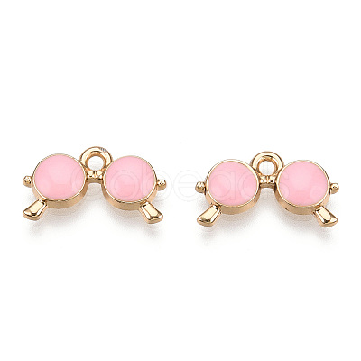Eco-Friendly Zinc Alloy Pendants ENAM-R051-05-03G-NR-1