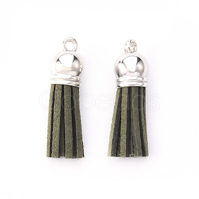 Faux Suede Tassel Pendant Decorations X-FIND-R095-031P-1