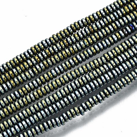 Electroplate Non-magnetic Synthetic Hematite Beads Strands G-T114-58-03-1