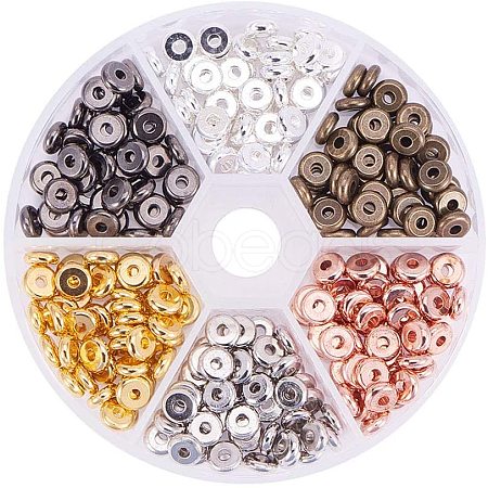 Brass Spacer Beads KK-PH0034-40-WH-1