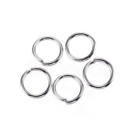 Tarnish Resistant 304 Stainless Steel Open Jump Rings STAS-E147-39P-6mm-1