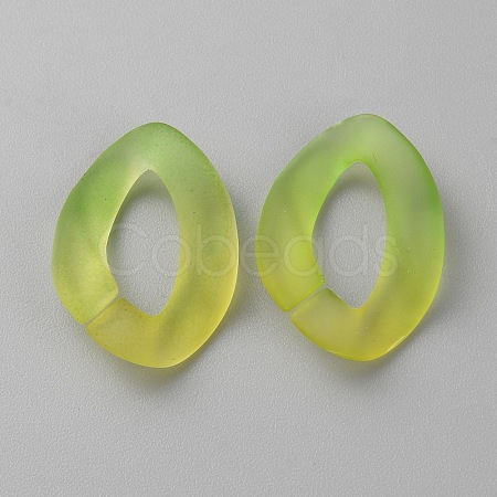 Gradient Color Resin Linking Rings CRES-WH0006-18B-1