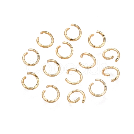 304 Stainless Steel Open Jump Rings STAS-Q113-5x0.7mm-G-01-1