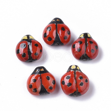 Handmade Porcelain Beads X-PORC-N004-06-1