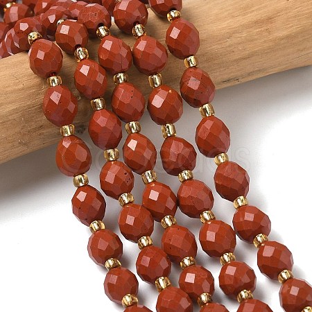 Natural Red Jasper Beads Strands G-F809-A50-01-1