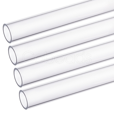 Transparent Acrylic Pipe AJEW-WH0475-51N-1