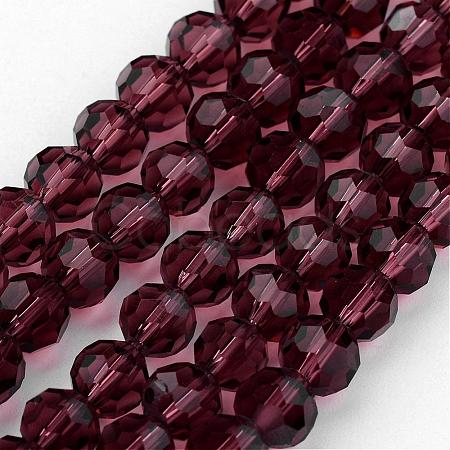 Transparent Glass Bead Strands GLAA-G013-8mm-59-1