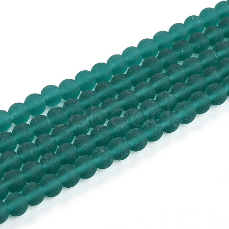 Transparent Glass Beads Strands GLAA-T032-T4mm-MD21-1
