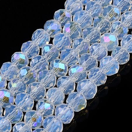 Electroplate Glass Beads Strands EGLA-A044-J4mm-L06-1