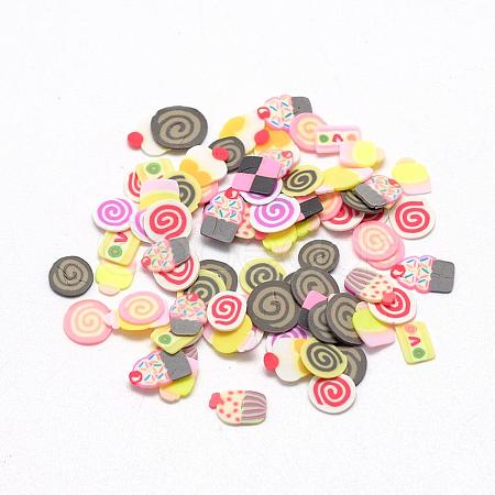 Handmade Polymer Clay Cabochons CLAY-Q242-08B-1