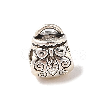 Tibetan Style Alloy European Beads TIBE-Q090-69AS-1