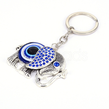 Evil Eye Key Chain KEYC-WH0017-03-1