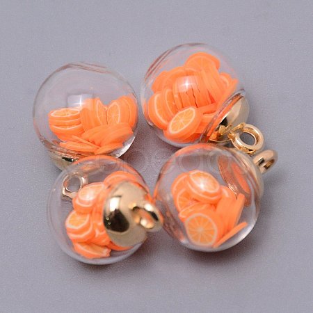 Transparent Glass Globe Pendants LS-GLAA-TAC0003-03C-1