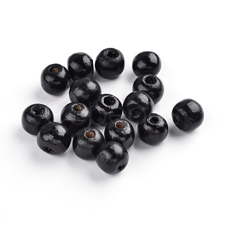 Natural Maple Wood Beads TB10mmY-10-1