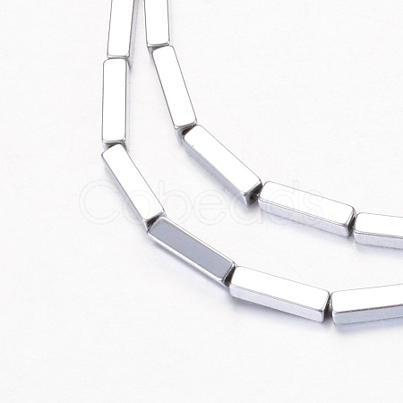 Electroplate Non-magnetic Synthetic Hematite Bead Strands G-Q467-05E-1