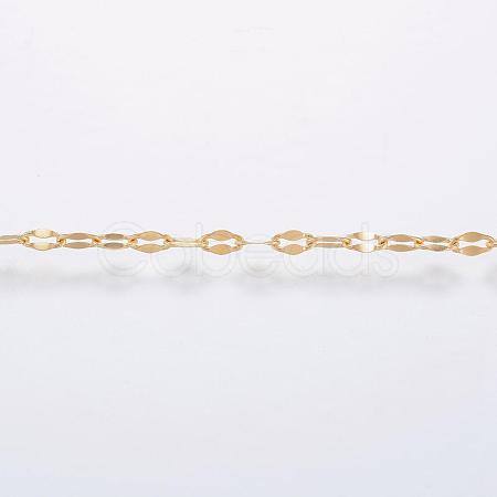 Ion Plating(IP) 304 Stainless Steel Dapped Chains CHS-H007-56G-1